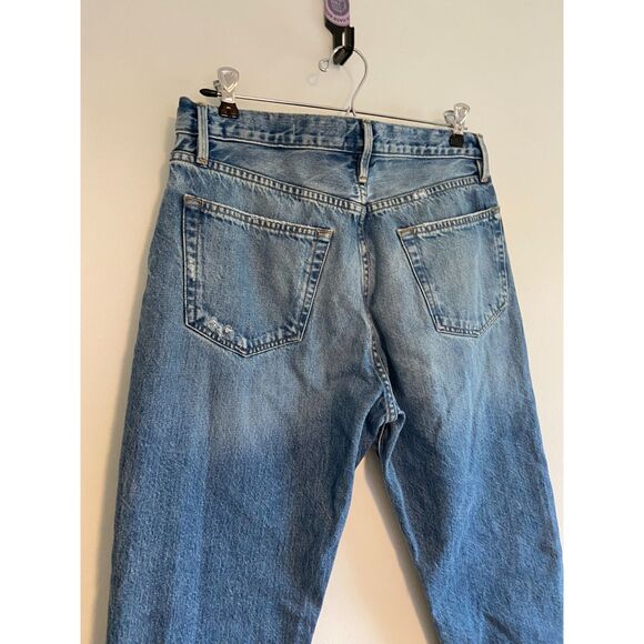 FRAME Le Original in Bluejay Rips Size 29  (10) Button Fly - Picture 4 of 6